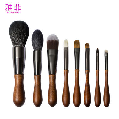 কেনা 281A25408 8PCS ছোট মেকআপ ব্রাশ সেট মিনি ভ্রমণ মেকআপ ব্রাশ সেট মেকআপ ব্যাগ সঙ্গে অনলাইনে উৎপাদন