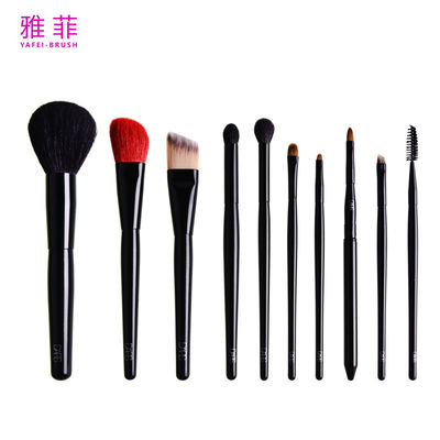 কেনা 251A13610 প্রাইভেট লেবেল 10pcs পেশাদার মেকআপ ব্রাশ সেট কাস্টমাইজেশন ফ্যাশনেবল অনলাইনে উৎপাদন