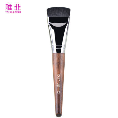 TOUCH UP 02 ফাউন্ডেশন ব্রাশ সিন্থেটিক হেয়ার কপার পেশাদার ফ্ল্যাট ফেসিয়াল মেকআপ ব্রাশ