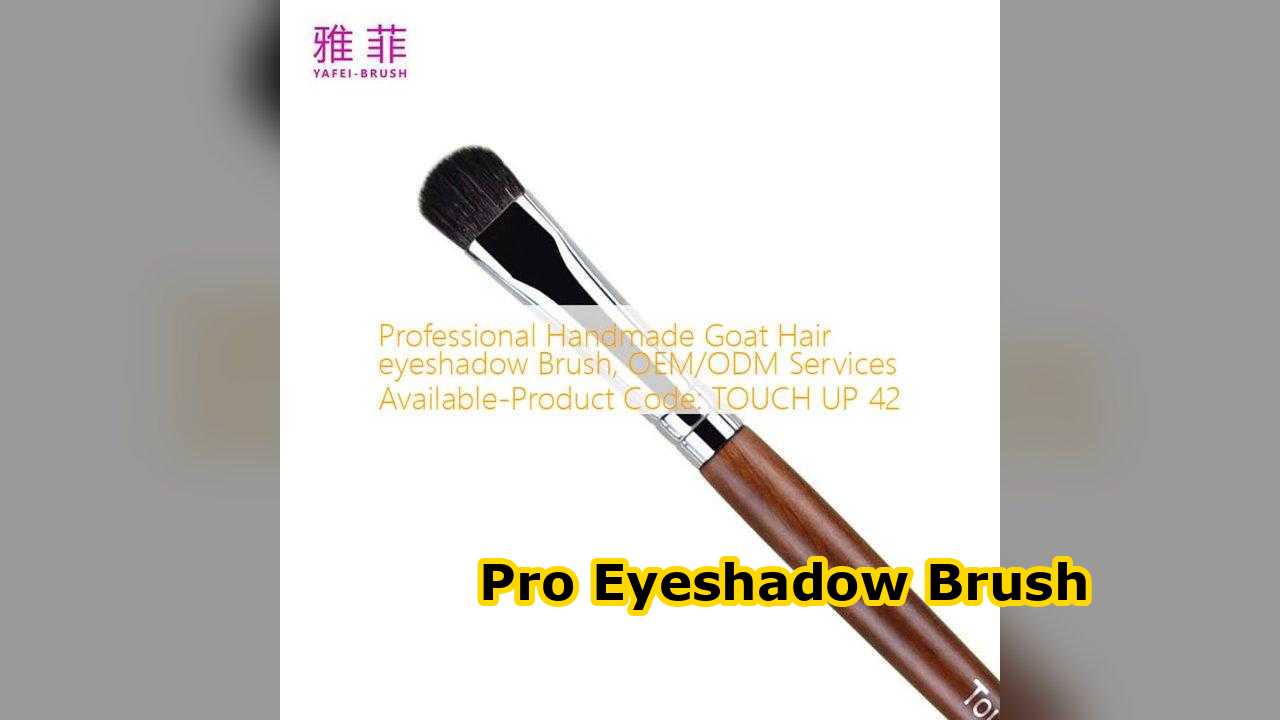 পেশাদার হস্তনির্মিত ছাগলের চুলের আইশ্যাডো ব্রাশ, OEM/ODM পরিষেবা উপলব্ধ - পণ্যের কোড: টাচ আপ ৪২